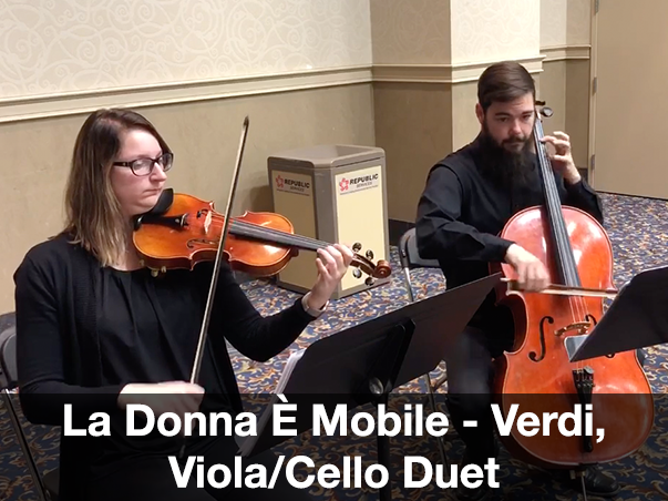 La Donna E Mobile Viola Cello Duet