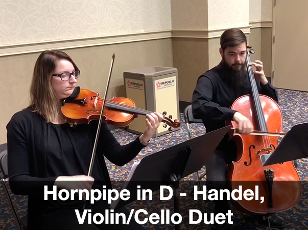 Hornpipe in D Violin Cello Duet